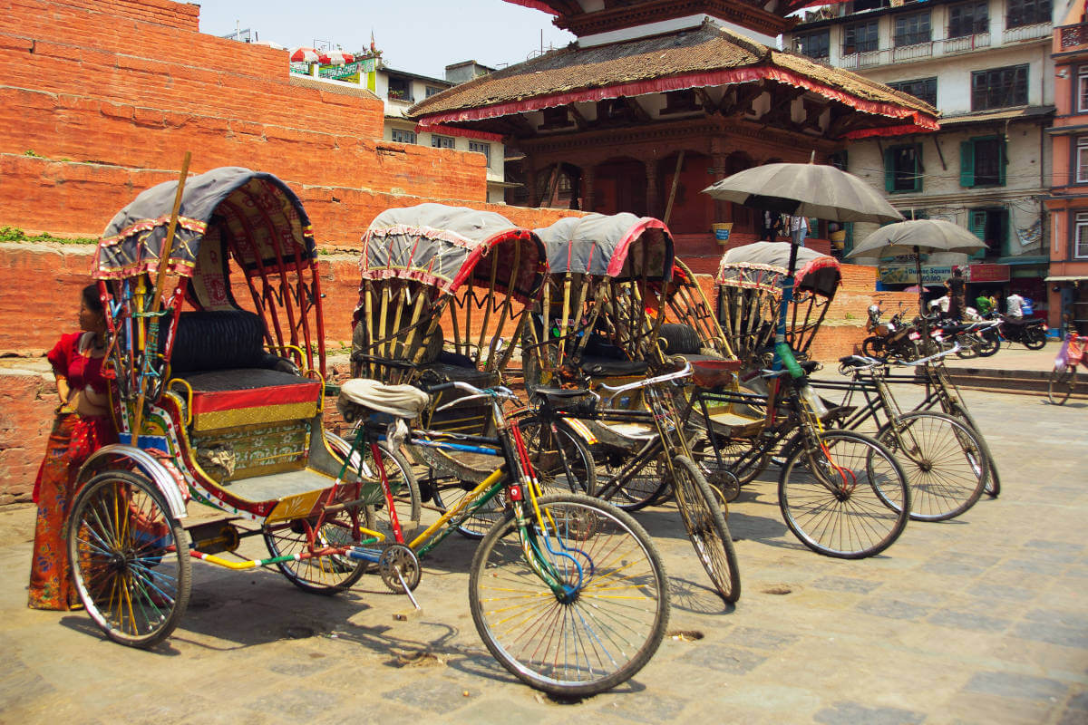 Kathmandu rickshaws