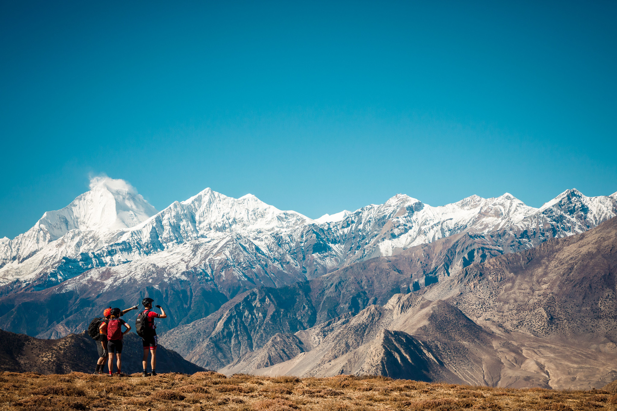 Views of Dhaulagiri from Lupra pass