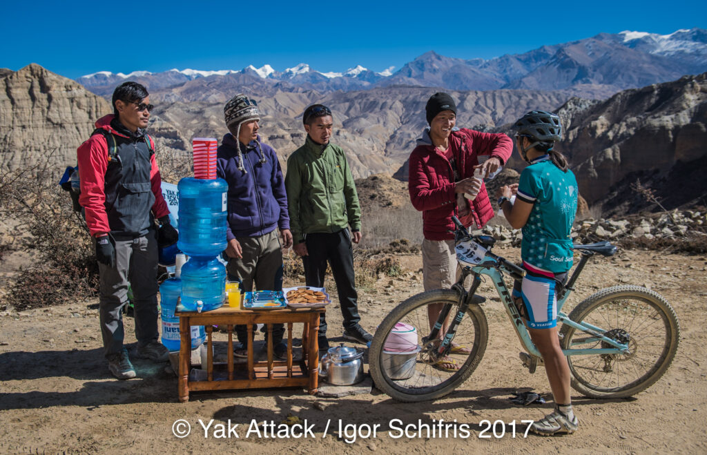Removing Plastic Bottles from the World’s Highest MTB Race