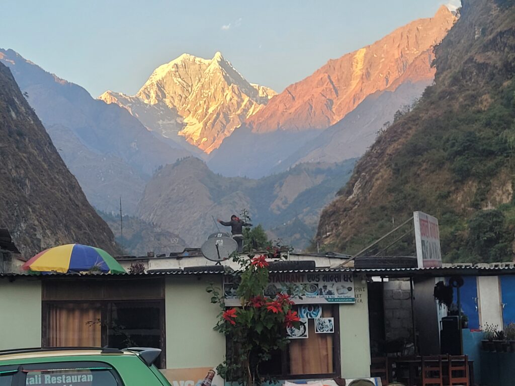 View from Tatopani